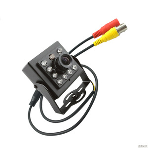HDV OEM/ODM 1/3 "40*40mm 700TVL CCD Micro Square Mini Video Night Vision IR Leds Cámara analógica con audio para Bird Box Nest - Product Image 2