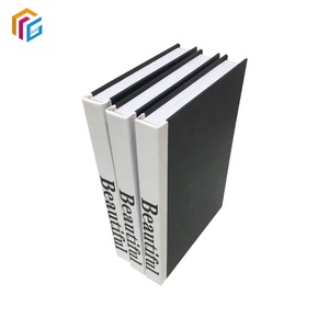 免费样品定制印刷空白页堆叠书籍哑光层压精装装饰书 - Product Image 2