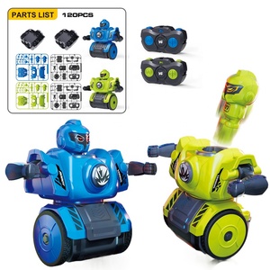 Robot de boxeo RC de montaje DIY, juego de batalla, asiento eyector de Radio Control de 2,4 GHz, Robots, Kit de vástago interactivo, juguete para niños, divertido juego de lucha - Product Image 1