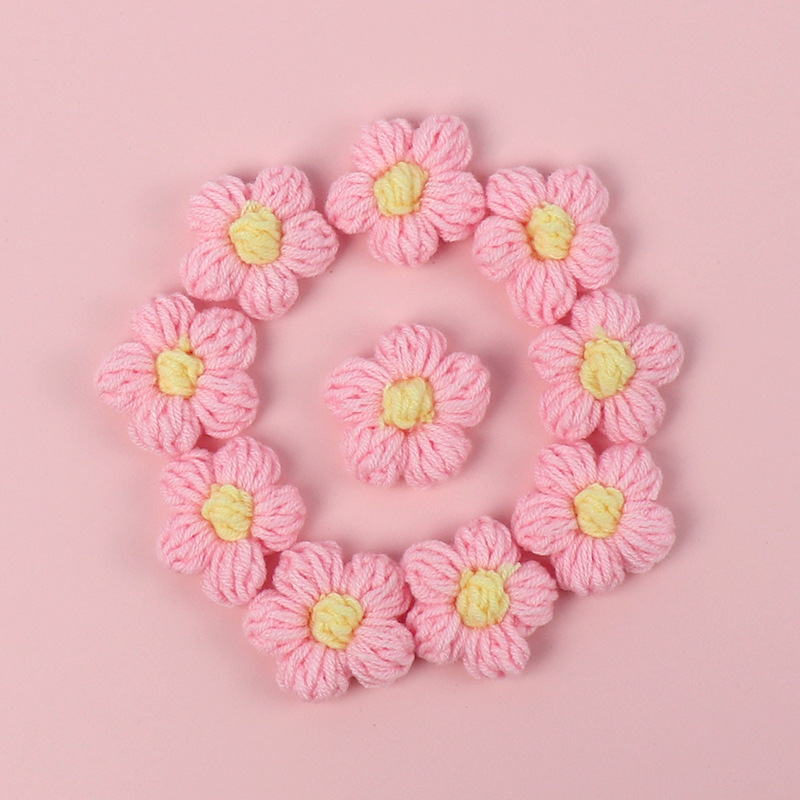 Pétalos rosados de flor de hojaldre