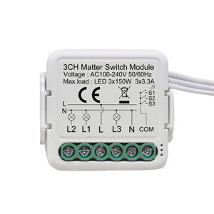 3CH Matter <strong>Zigbee</strong> Smart <strong>Module</strong> <strong>with</strong> Neutral - Product Image 1