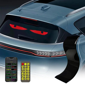 2025ใหม่ RGB Devils แผงตา APP ไฟ RC ยืดหยุ่นรูปแบบกราฟฟิตีเลื่อนอัตโนมัติแสดงผลบอร์ดไฟ LED สำหรับรถบรรทุก - Product Image 4