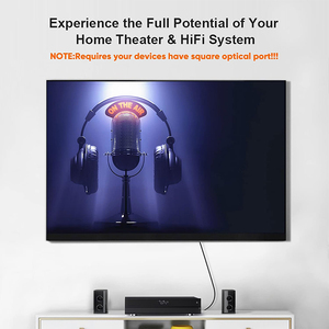 光纤音频电缆24k镀金成型注射连接器，用于<span class=keywords><strong>SPDIF</strong></span>/OPT/Toslink/数字光纤接口