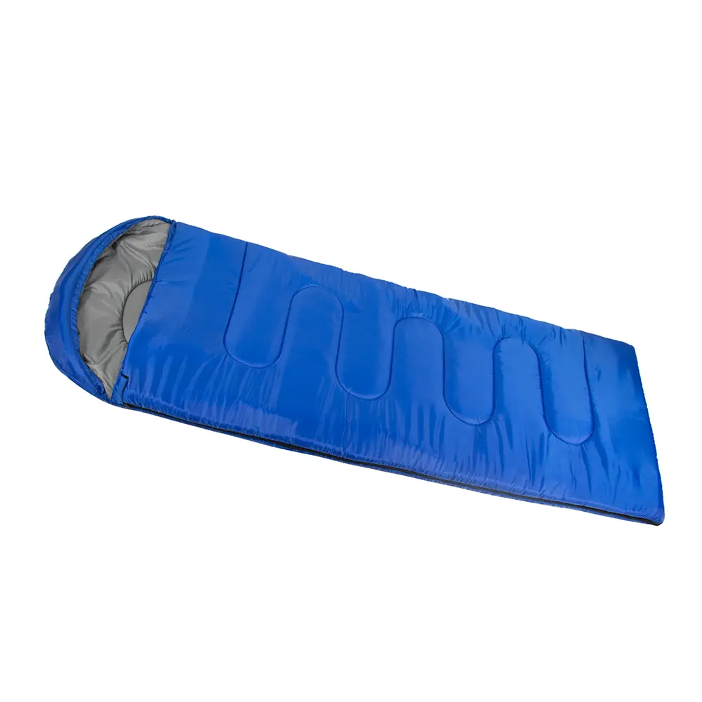 Konfor hafif taşınabilir açık kamp büyük kapşonlu zarf uyku tulumu sıkıştırma çantası