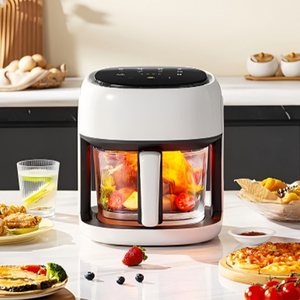 Manufacture Visible Cooking Electric Deep 6L Air Fryers <strong>Timer</strong> <strong>Temperature</strong> <strong>Control</strong> Power Oil Free 3.3L Air Fryer Oven - Product Image 6