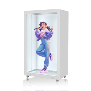 75 86 inch trong nhà 3D Hologram video tương tác Holographic màn hình cảm ứng hộp LCD trong suốt <span class=keywords><strong>HOLO</strong></span> hộp hiển thị tủ trưng bày - Product Image 1