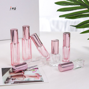 空の3ml 5ml 10ml 20ml 30mlローズゴールド長方形詰め替え可能なアルミニウムスプレーガラス香水パッキング化粧品ボトル卸売 - Product Image 1