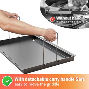 Đầy đủ kích thước 26 inch 18.8 inch cho Weber Genesis II LX 300 loạt vỉ nướng chèn Nướng Nấu ăn tấm tương thích GS4 BBQ - Product Image 6