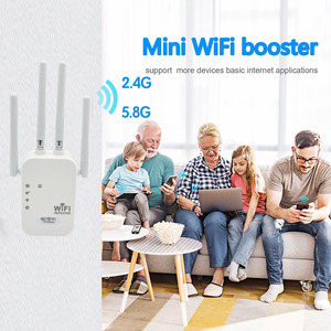 Huastlink Wps Easy Setup Wifi Range Extender 1200mbps Dual Band Wifi Repeater 2.4/<strong>5ghz</strong> Internet <strong>Wi</strong>-<strong>fi</strong> Signal Booster - Product Image 5