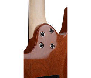 جيتار كهربائي من الشركة المصنعة بجسم من خشب الأوكومي/لوح علوي من خشب القيقب المزخرف/ظهر وجوانب من خشب القيقب المزدوج/لاقط صوت ألينيكو 5/لوحة أصابع من خشب الورد - Product Image 4