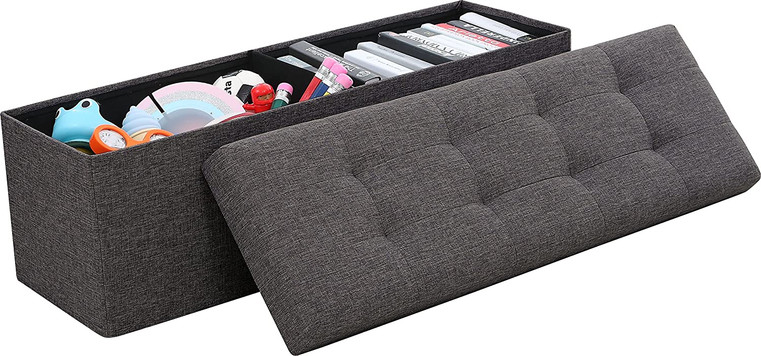 new design  Ottoman Storage and pouf chair easy collapsible stool