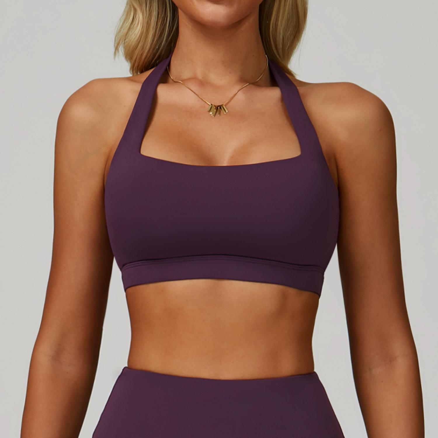 Soutien-gorge dos nu violet