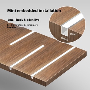 <strong>LED</strong> Cabinet Shelf Light Strip for Wine Cabinet Wardrobe Display Embedded <strong>Sensor</strong> and Invisible Concealed Line for Kitchen <strong>Use</strong> - Product Image 2