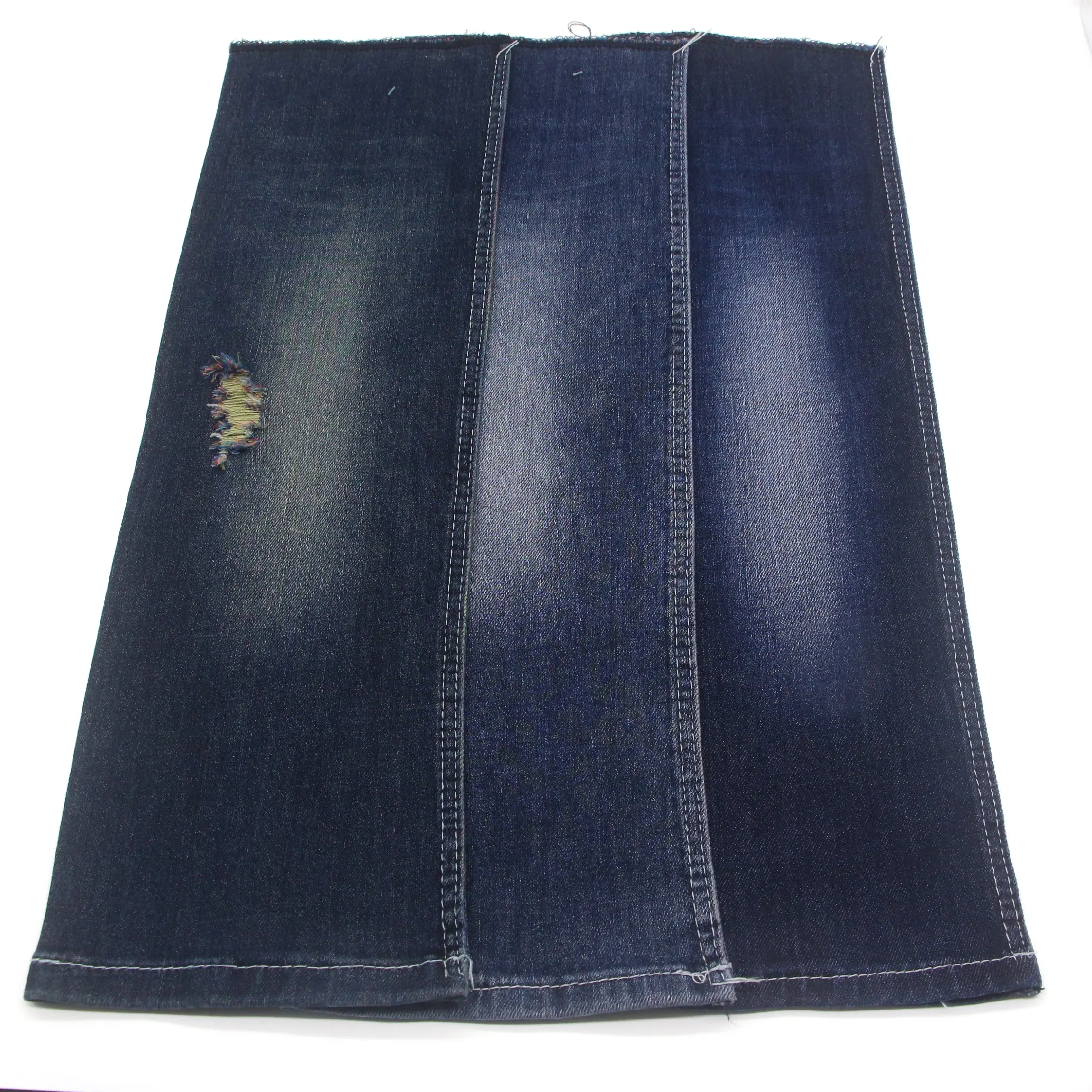 Le denim en sergé TR à rebond élevé peut être utilisé pour les jeans serrés à taille haute