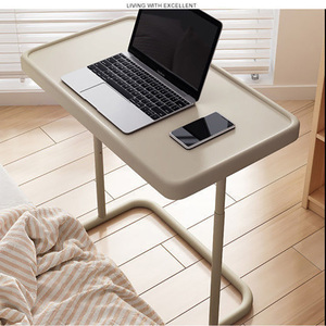 家用可移动支架学习桌站立高度可调桌腿电脑桌，带四个滑轮 - Product Image 4