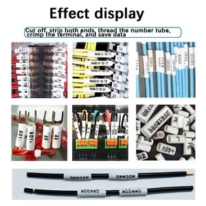Automatic Number Sleeves Tube Thermal Printer Printing Threading Machine Cable Manufacturing Equipment Wire Stripping <strong>Function</strong> - Product Image 2