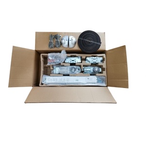 Sistema de montaje de hardware de puerta corredera automática de control remoto con motor para edificio de oficinas - Product Image 6