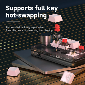 2.4G Wireless Mini <strong>Custom</strong> <strong>Keyboard</strong> 3 6 9 12 15-key Hot-swap Mechanical Multifunction Macro Programmable <strong>Keyboard</strong>