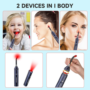 Red Light Therapy with Removable Tip, 2-in-1 Near <strong>Infrared</strong> &amp; Red Light Therapy for Face Body of Muscles Joints <strong>Led</strong> Flashlight - Product Image 4