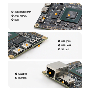 Fábrica vendas diretas MicroPhase A7-Lite Xilinx Artix-7 FPGA Demo Board XC7A35T XC7A100T AC7A200T FPGA Development Board