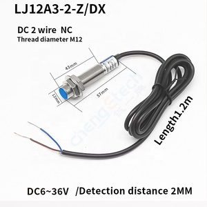 LJ12A3-2-Z/DX M12誘導検出近接センサー300MA 2ワイヤーノーマルクローズ2MM 12V近接センサー - Product Image 2