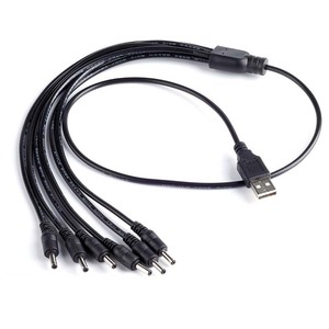Cantell 1 in 6 <strong>USB</strong> <strong>2</strong>.0 to DC5.5mm*<strong>2</strong>.<strong>1mm</strong> Power Cable <strong>USB</strong> a to Dc3.5*1.35 Cable - Product Image 2