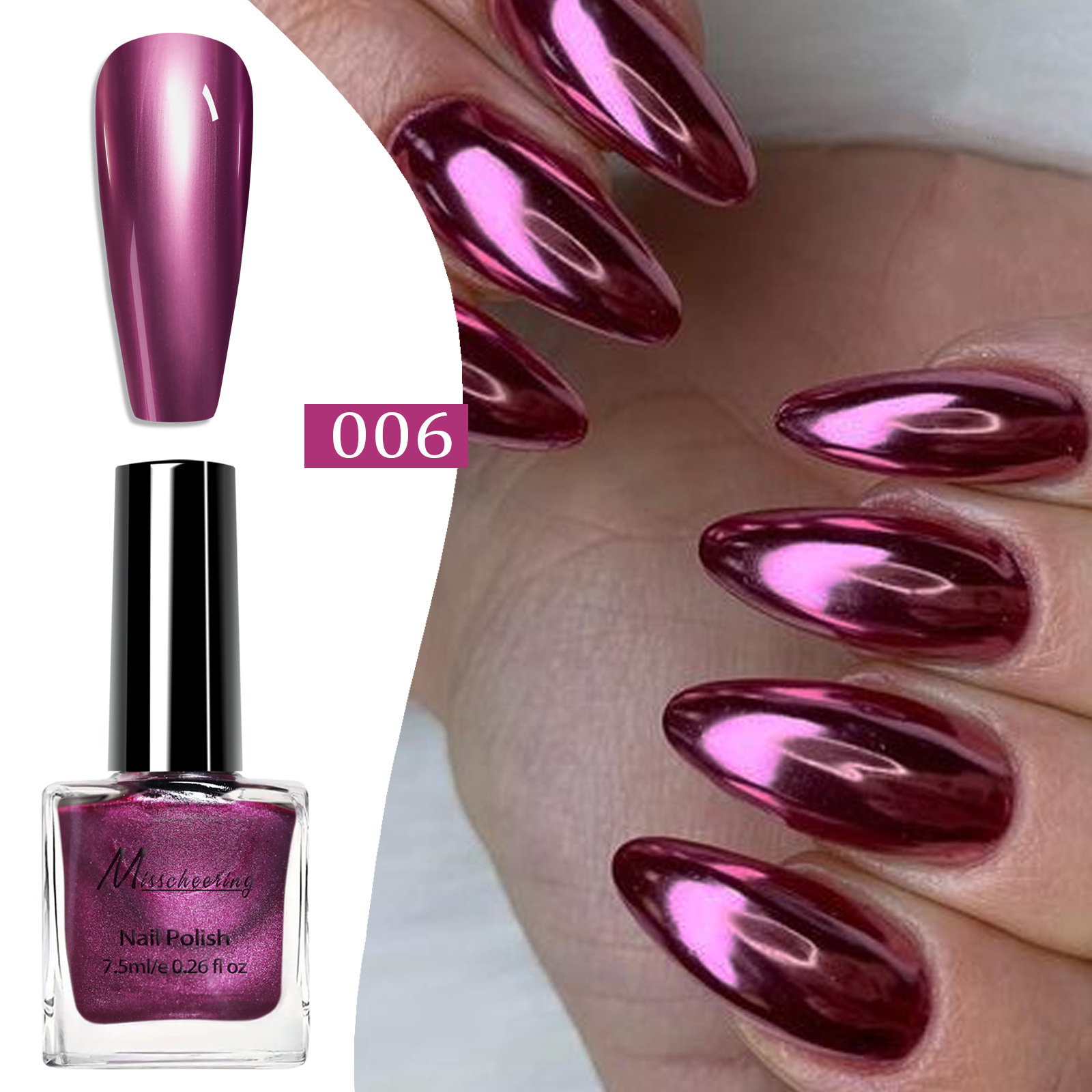 Metal nail polish 06