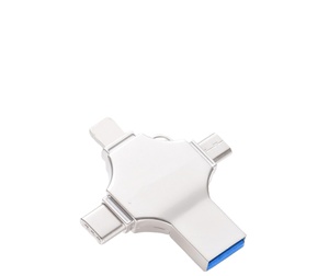 แฟลชไดรฟ์ OTG USB 4-in-1ความเร็วสูงที่มีความจุ8GB ถึง128GB ใช้ได้กับอุปกรณ์ iPhone และ Type-C - Product Image 3