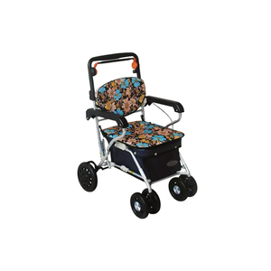 Mobiliteitsvoertuig Voor Ouderen: Zeswielige Kruidenierswinkelwagentje Met Comfortabele Zitplaats-Op Handige Zeswielige Rollator - Product Image 2