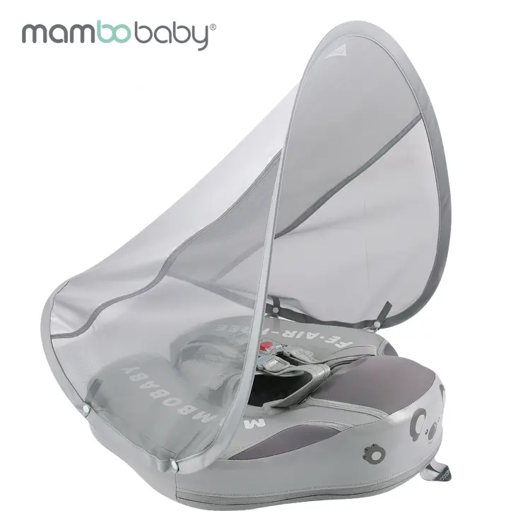 Mambobaby-flotador de pecho sin inflar para bebé, flotador de dosel para bebé, anillo de piscina, tubo de baño, flotador de verano para bebé
