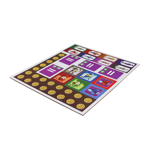 カスタムメイドの子供用モノポリーボードゲームセット紙箱付きテーブルトップゲームパーソナライズされた子供用カードゲーム - Product Image 4