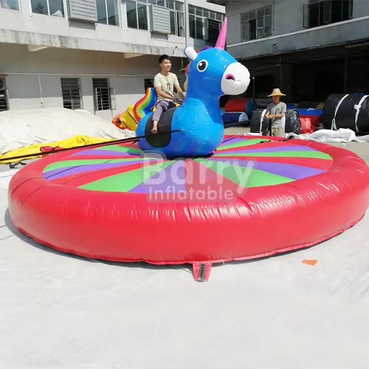 Outdoor crazy mini sport game amusement park simulator mechanical bull riding for sale commercial inflatable mechanical bull