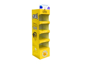 定制零售POS纸板产品地板展示架纸板展示架 - Product Image 2
