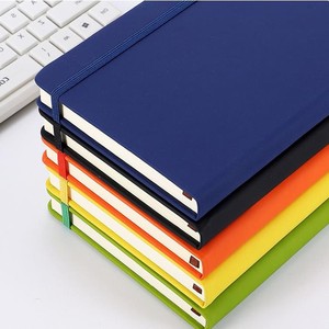 Персонализированный ноутбук A5 с индивидуальным логотипом, эластичный ремешок с застежкой, пустой блокнот с жестким полиуретановым покрытием - Product Image 6