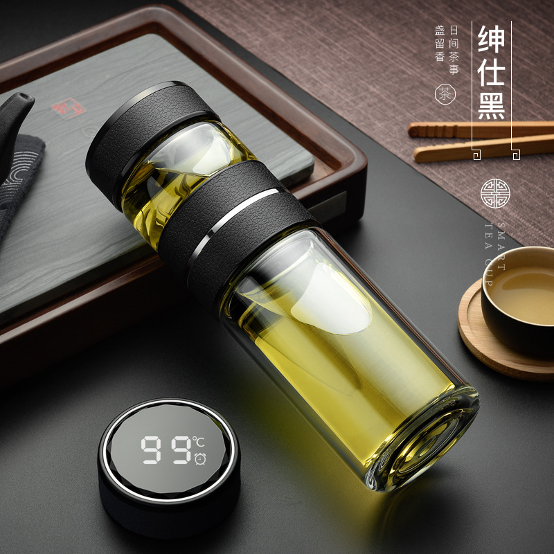 Shangming Glass Cup - Black