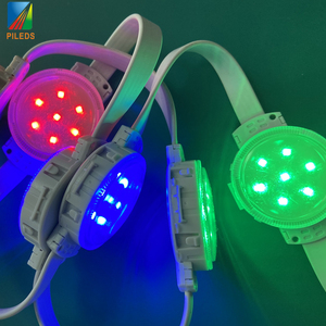 DC24V DMX светодиодный пиксельный точечный 7 СВЕТОДИОД RGB пиксельный куб трубка декоративный сценический ночник UCS512 пиксель светодиодный точечный свет RGB - Product Image 5