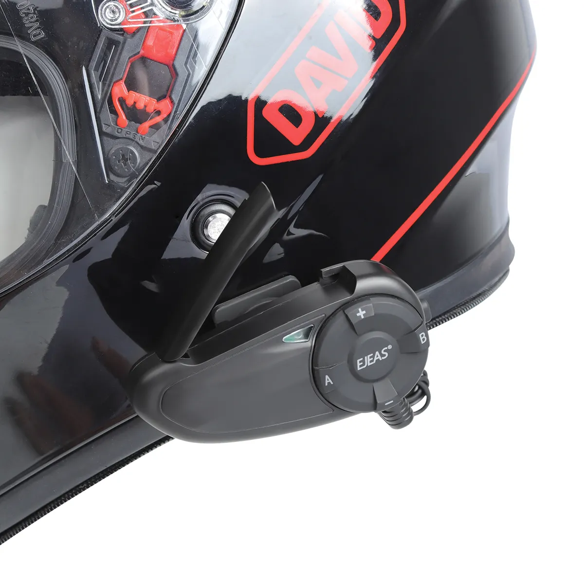 Nueva llegada Q7 Bluetooth inalámbrica Anti-interferencia casco auricular manos libres Bluetooth del intercomunicador para motocicleta