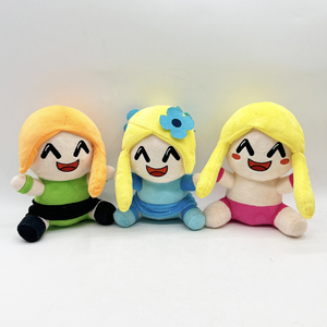 卸売人気OMZぬいぐるみマルチカラー楽しいコンパニオン遊ぶぬいぐるみ笑顔式人形 - Product Image 5
