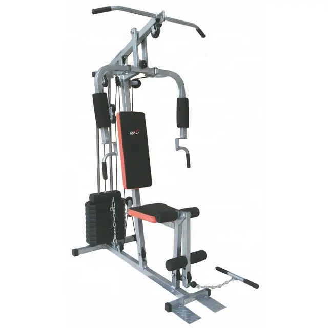 TOPFIT Équipement de sport Fitness Multi Gym Machine Station 45kg Plaque de poids Multi Station Gym à domicile