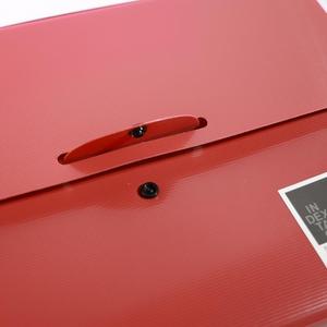 Bolsillos Carpeta portátil Organizador de documentos de archivos expandible Carpetas de boletos expandibles Caja de almacenamiento de plástico - Product Image 5