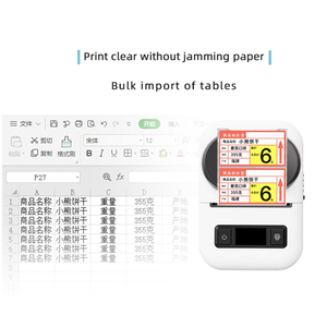 Supermarkt Preis Tragbarer Handheld Thermal Mini Impresora Batch <span class=keywords><strong>QR</strong></span> Barcode-Etiketten drucker für Brot Drogerie Familien gebrauch Lager