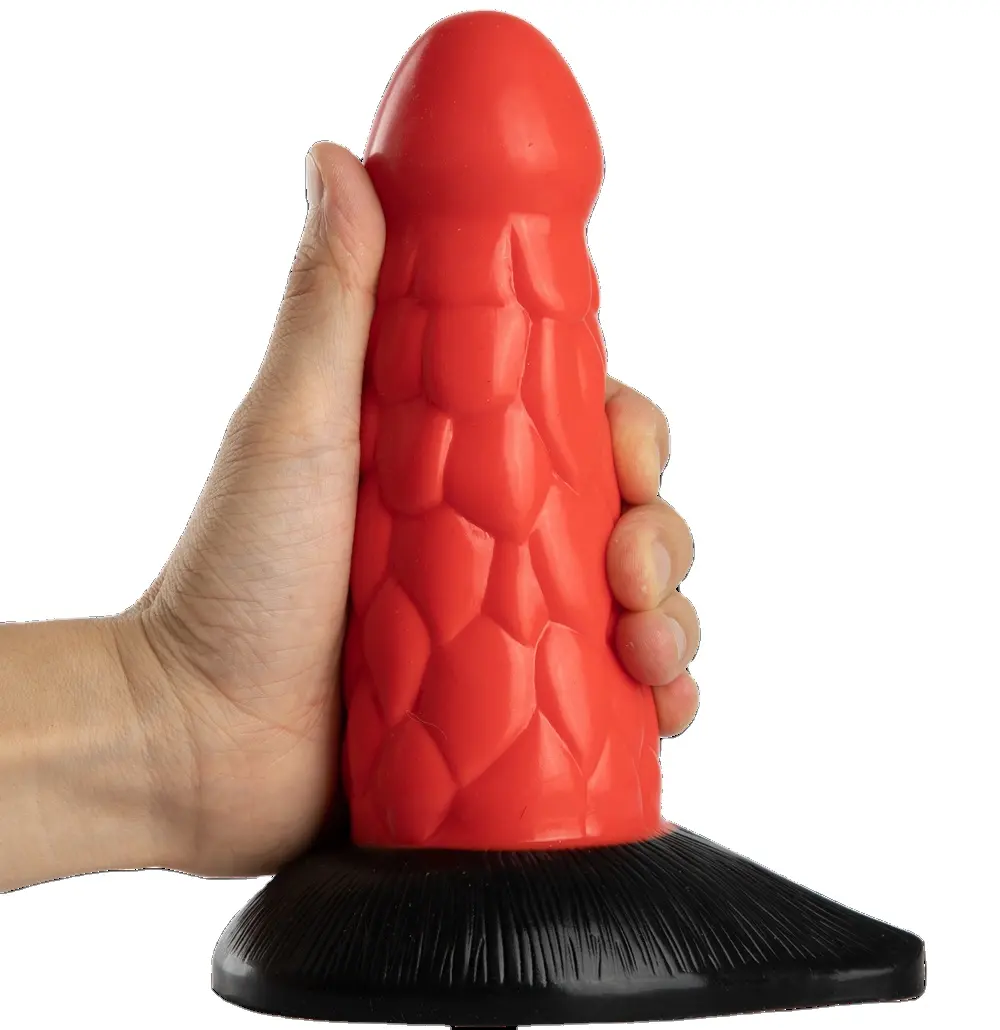 21,5 cm flexible Tier fischs chuppen Dildo Sexspielzeug mit Saugnapf Tier dildo Für Frauen