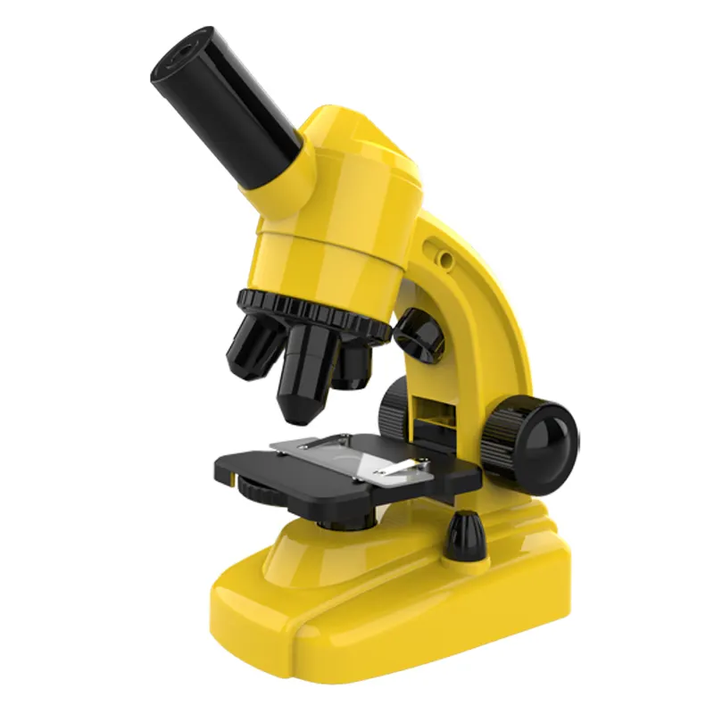 Lucrehulk Kid Microscope Kit 100X 400X 1200X Mikroskop Mon okular Lupen für Anfänger Toy Educational Biological Scope