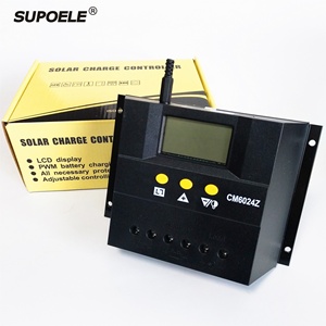 CM6024Z 60A auto de 12V 24V panel de la pantalla LCD batería controlador de carga Solar PWM Solar sistema de uso interior - Product Image 1