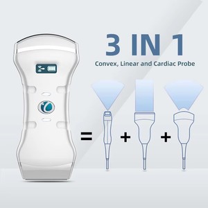 Scanner à ultrasons Doppler couleur convexe, linéaire et cardiaque Garantie 2 ans Sonde à ultrasons sans fil 3 en 1 - Product Image 2