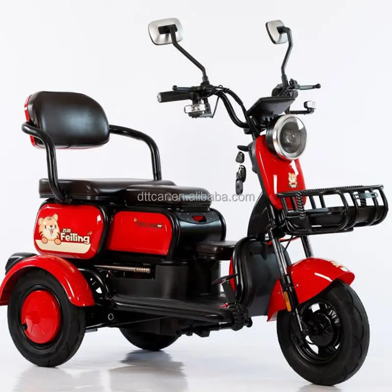 Venta caliente 2024 bicicleta eléctrica de 3 ruedas taxi para la venta/motocicleta de carga eléctrica triciclo