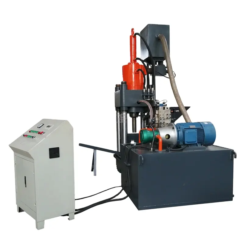Machine à briqueter les poudres Presse hydraulique Machine à briquettes pour compacteur hydraulique de ferraille