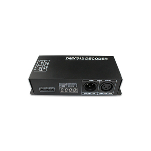 Display digitale 12V 3CH 4 RGB W LED striscia di luce 512 Dmx Controller 4 canali decodificatore per luci - Product Image 4