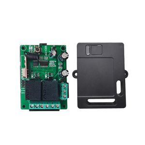 Wireless rf empfänger relais schalter DC 12V/24V relais 2 Kanal empfänger modul und lernen code Fernbedienung control AG-C201 - Product Image 5