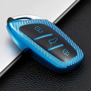 Gold Edge <strong>Key</strong> Fob Cover Fit for Roewe RX5 <strong>MG</strong> <strong>ZS</strong> GT GS 350 360 750 W5 Class Accessories Soft TPU Protection Car Case Shell - Product Image 6